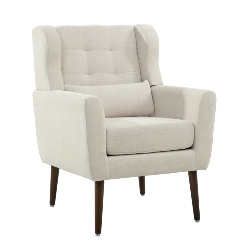 Modern Accent Chair Upholstered Foam Filled Living Room Chairs Comfy Reading Chair Mid-Century Moder