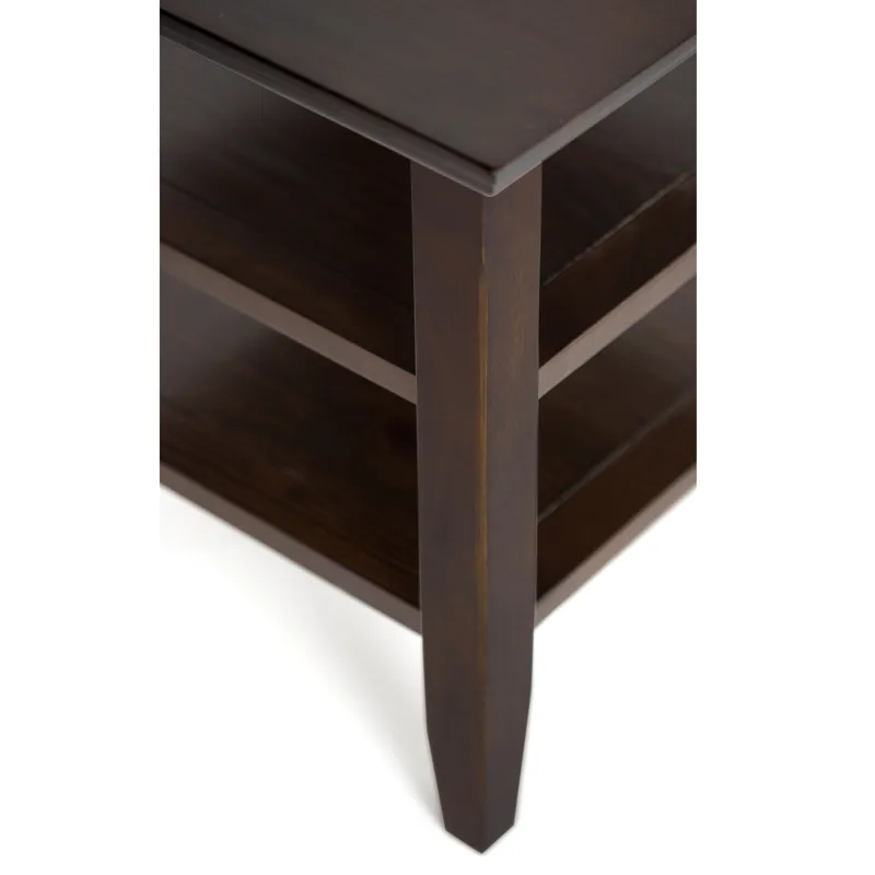 Acadian - Narrow Side Table - Brunette Brown