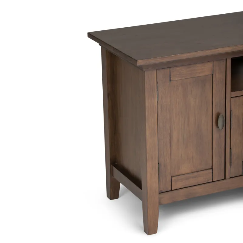 Redmond - 72\" TV Media Stand - Rustic Natural Aged Brown