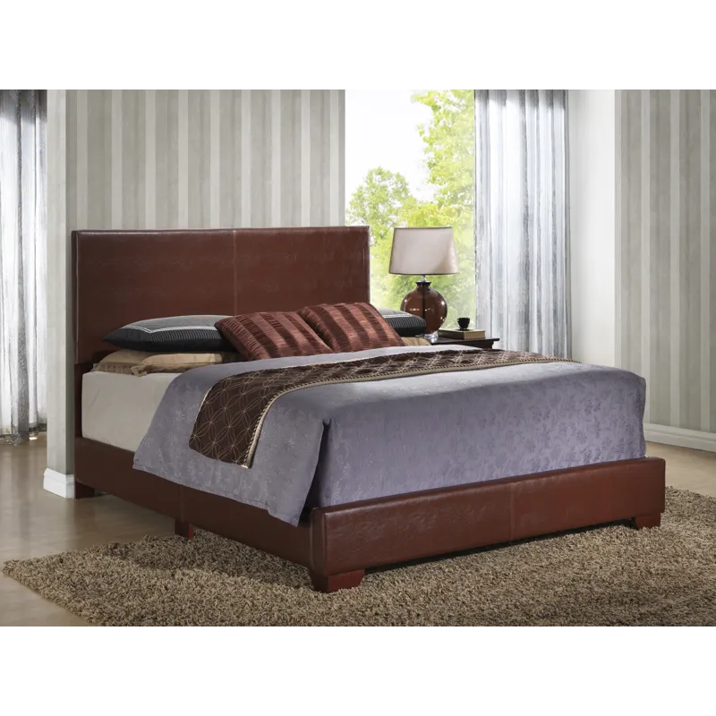 Aaron - G1855-QB-UP Queen Bed - Light Brown