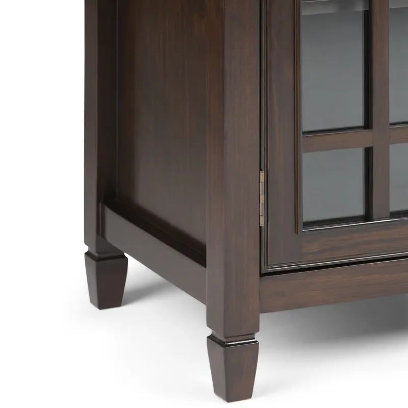 Connaught - Low Storage Cabinet - Dark Chestnut Brown