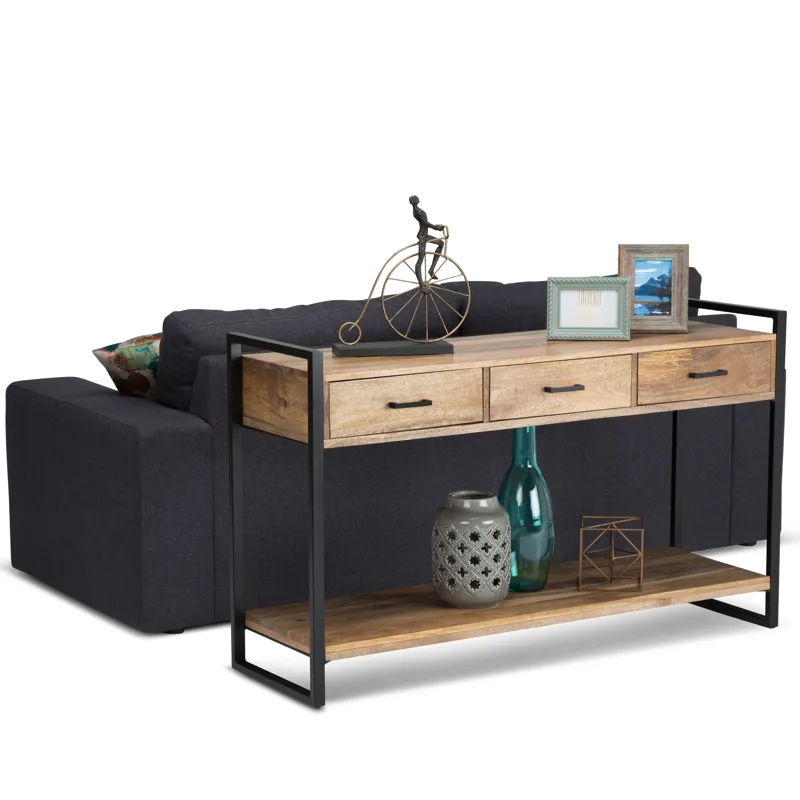 Riverside - Console Sofa Table - Natural