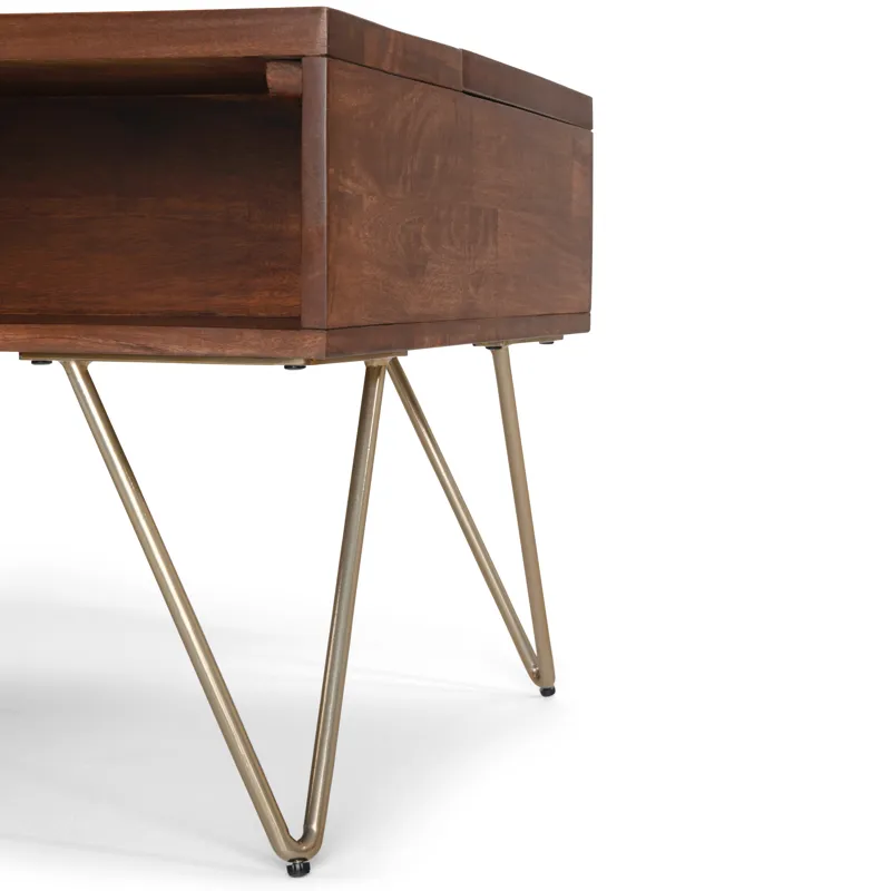 Hunter - Lift Top Coffee Table - Umber Brown