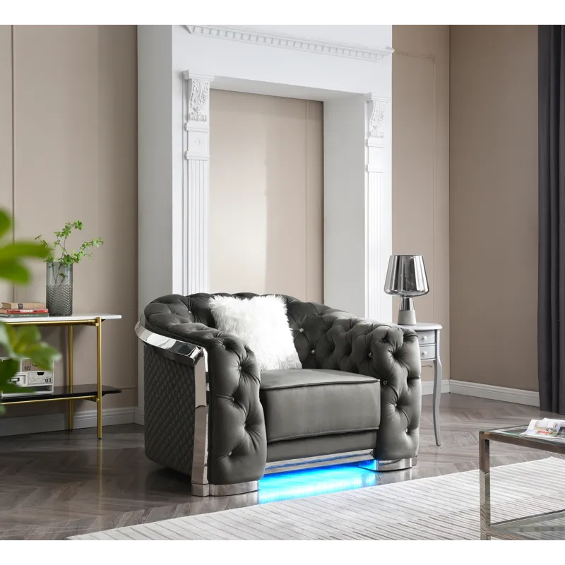 Sapphire - G0590A-C Chair - Gray