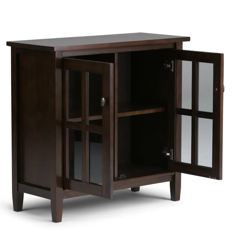 Warm Shaker - Low Storage Cabinet - Tobacco Brown