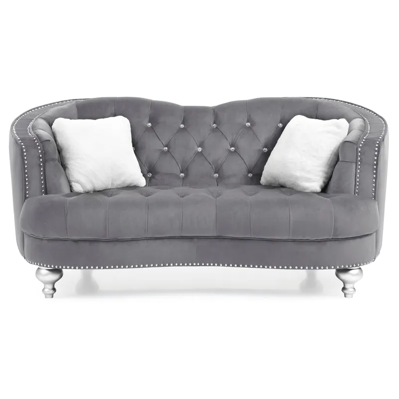 Jewel - G755-L Loveseat - Gray