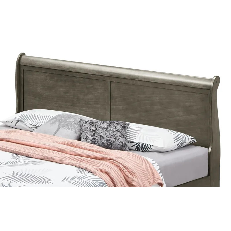 Louis Phillipe - G3105D-QSB2 Queen Storage Bed - Gray