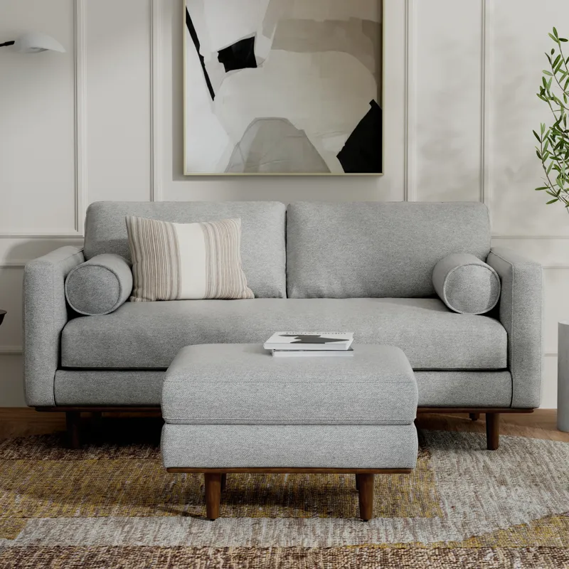 Morrison - 72\" Sofa - Mist Grey