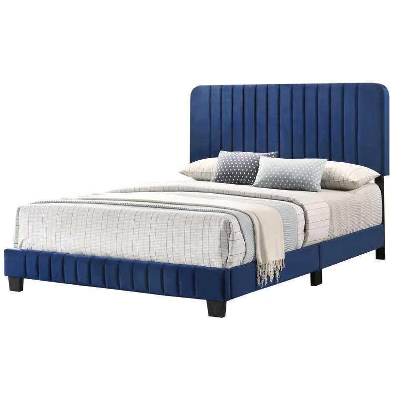 Lodi - G0409-FB-UP Full Bed - Navy Blue
