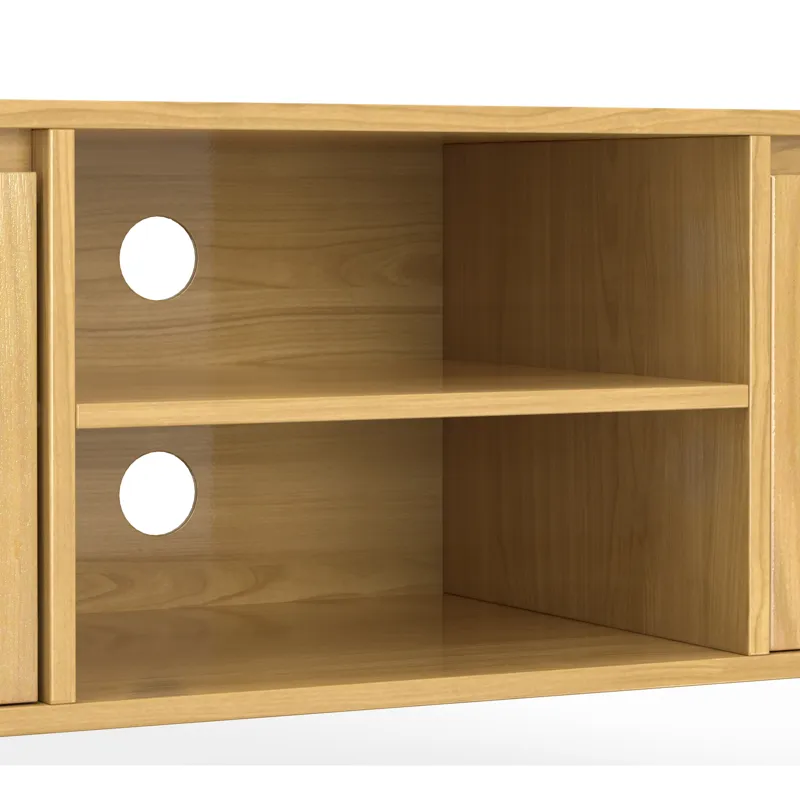 Hunter - TV Media Stand - Oak Veneer