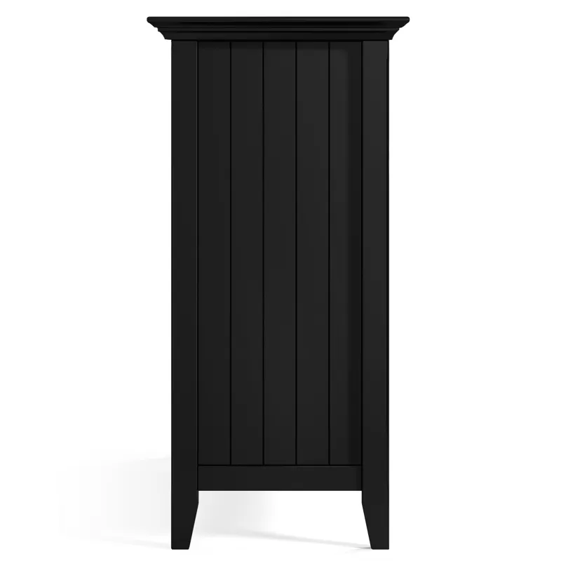 Bedford - Sideboard Buffet and Wine Rack - Black