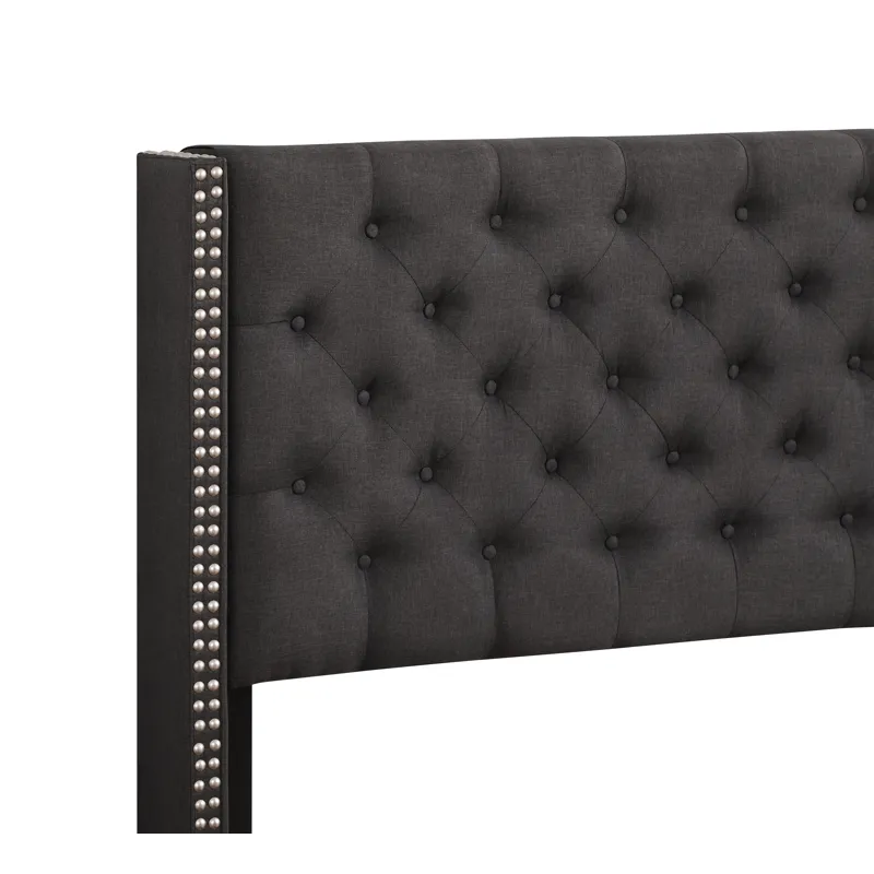 Julie - G1906-FB-UP Full Upholstered Bed - Black