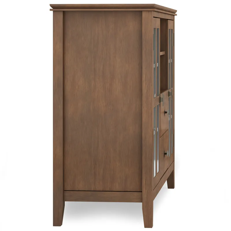 Artisan - Tall TV Media Stand - Rustic Natural Aged Brown