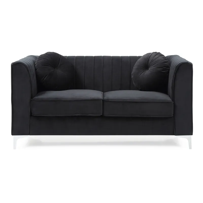 Delray - G793A-L Loveseat (2 Boxes) - Black