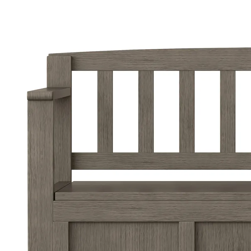 Brooklyn - Entryway Storage Bench - Farmhouse Grey