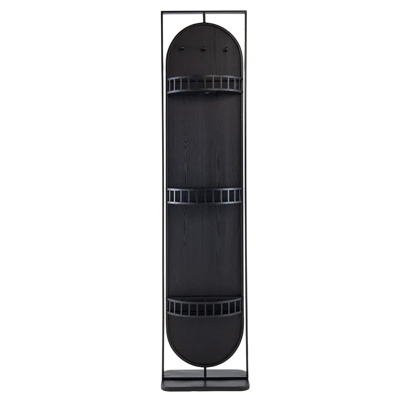 Full Length Standing Mirror, 360° Swivel Floor Mirror For Bedroom Living Room Vanity Entryway - Blac