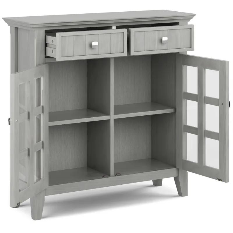 Acadian - Entryway Storage Cabinet - Fog Grey