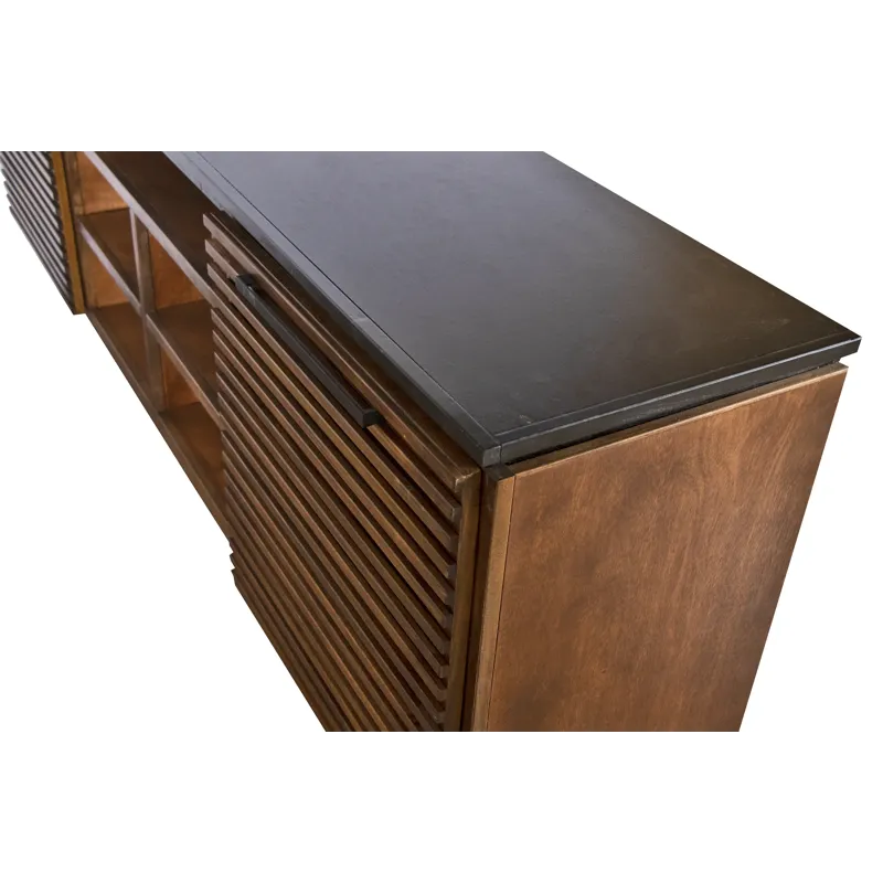 Graceland - 63" TV Stand - Bourbon / Black