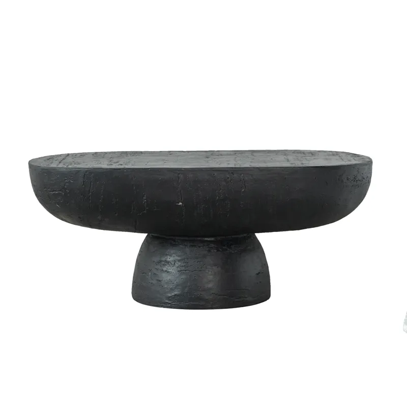 Oval Coffee Table - Black