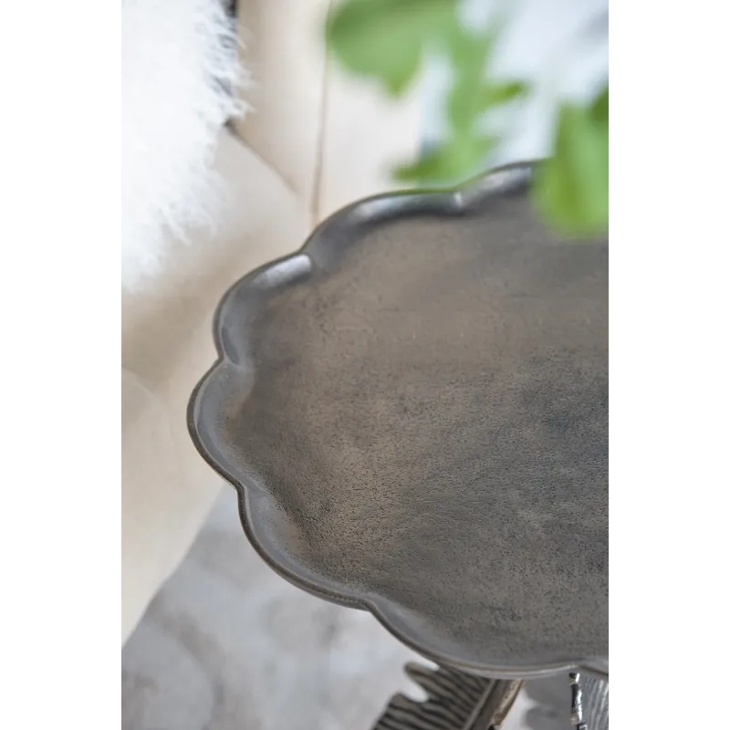 Leaf Side Table - Silver