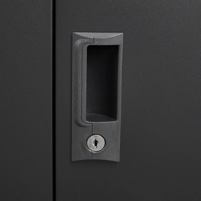 Metal Storage Cabinet With Locking Doors And Adjustable Shelf, Folding Filing Storage Cabinet, Foldi