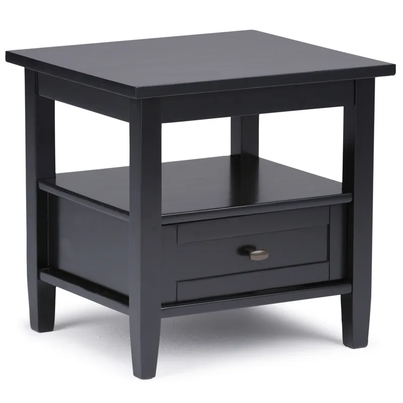 Warm Shaker - End Table - Black