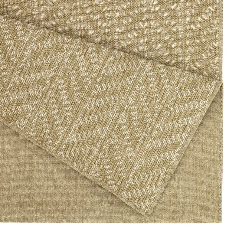 Earth - 2\'7\" X 7\'3\" Indoor / Outdoor Area Rug - Natural / White