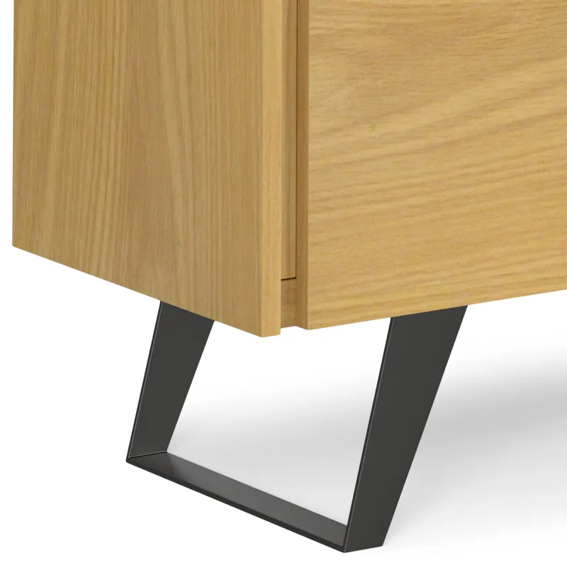 Lowry - Medium Storage Cabinet - Oak Veneer