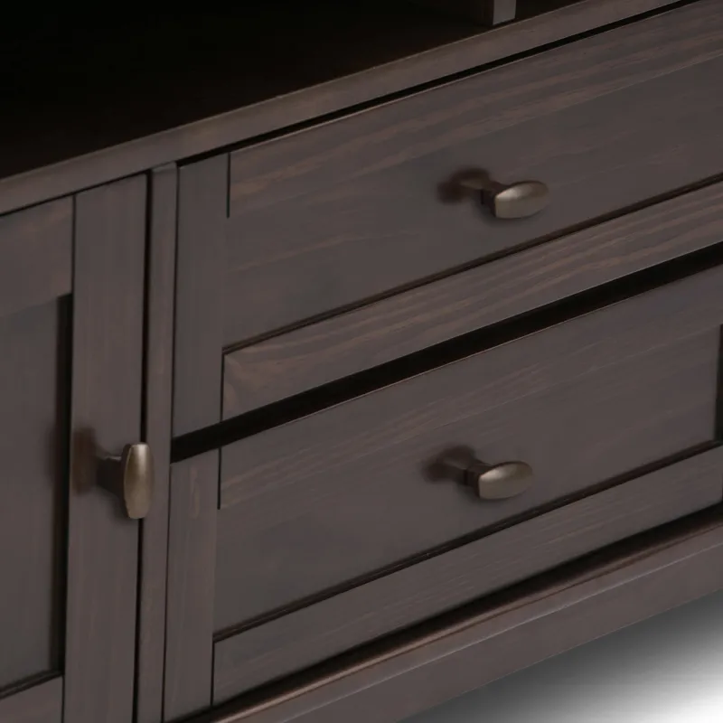 Warm Shaker - 72\" TV Media Stand - Tobacco Brown