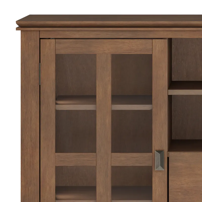 Artisan - Tall TV Media Stand - Rustic Natural Aged Brown