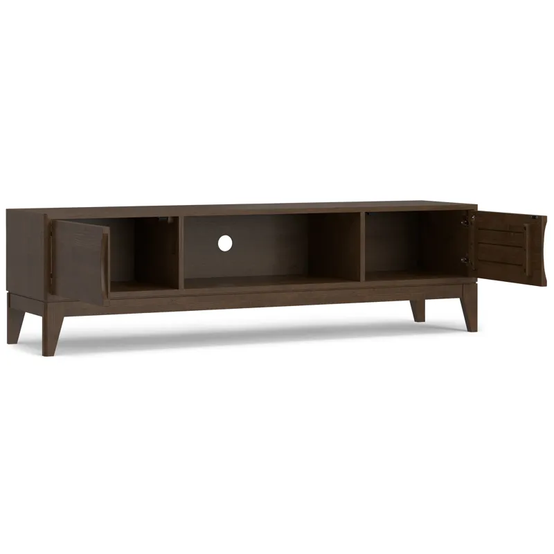 Harper - 72\" Low TV Media Stand - Walnut Brown