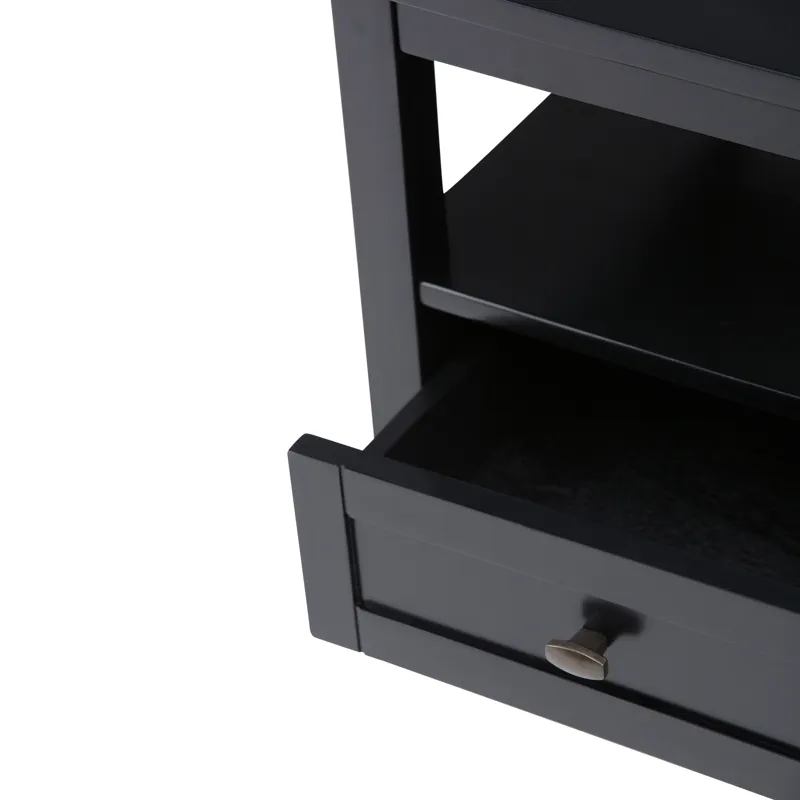 Warm Shaker - End Table - Black