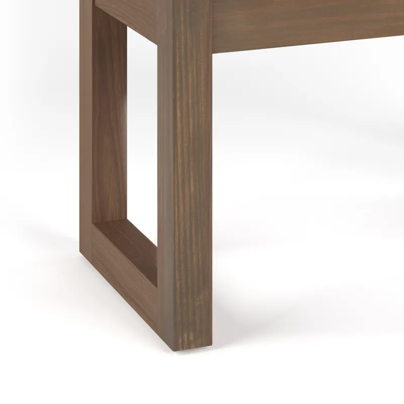 Milltown - Footstool Small Ottoman Bench - Pebble Grey