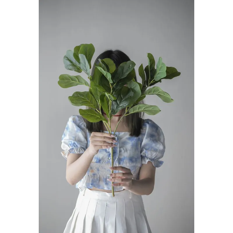 French Country Home Decor Collection (Includes An Artificial Plant, Vase, Trays, Stool And Side Tabl