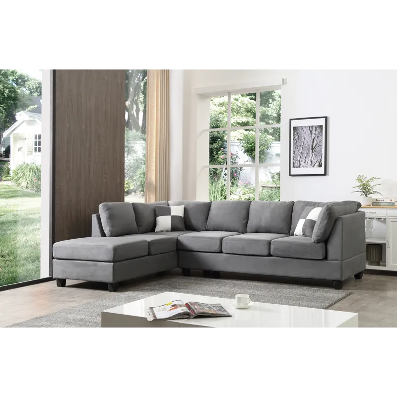 Malone - G633B-SC Sectional (3 Boxes) - Gray