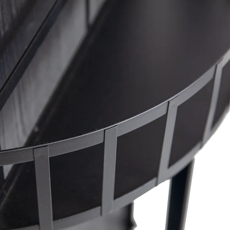 Full Length Standing Mirror, 360° Swivel Floor Mirror For Bedroom Living Room Vanity Entryway - Blac