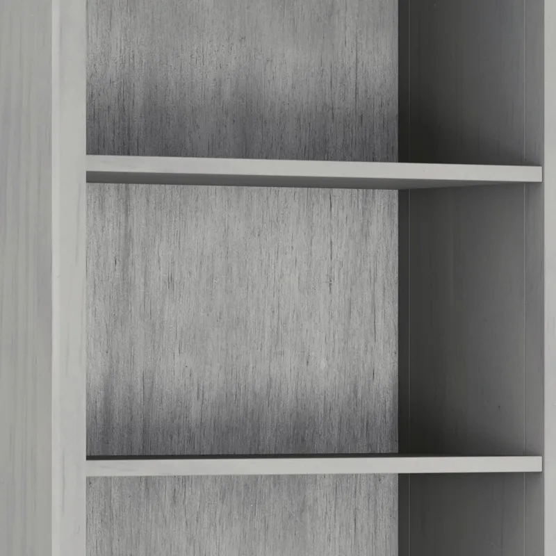 Amherst - 5 Shelf Bookcase - Fog Grey
