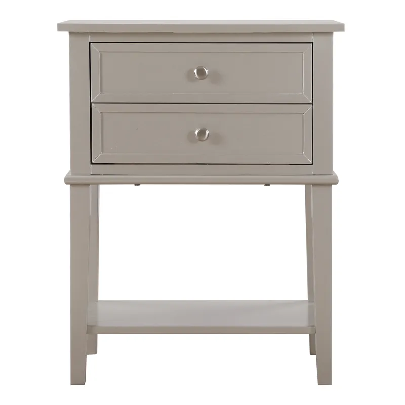 Newton - G061-N Nightstand - Silver Champagne
