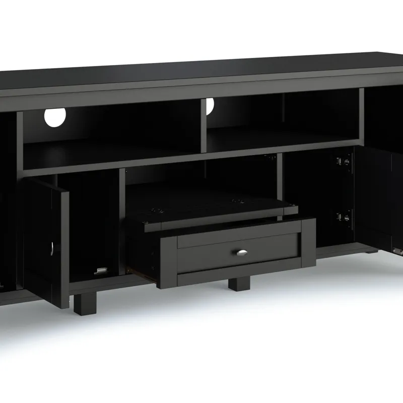 Warm Shaker - 72" TV Media Stand - Black