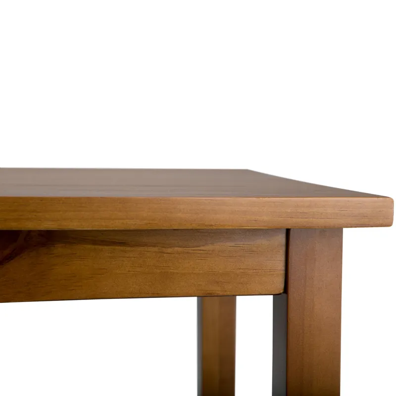 Warm Shaker - Console Sofa Table - Light Golden Brown