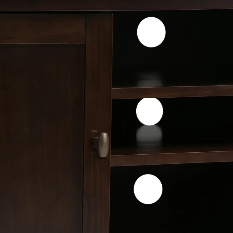 Warm Shaker - TV Media Stand - Tobacco Brown