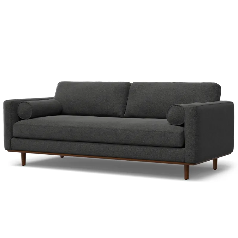 Morrison - 89\" Sofa - Charcoal Grey