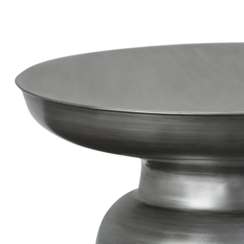 Toby - Metal Accent Table - Silver
