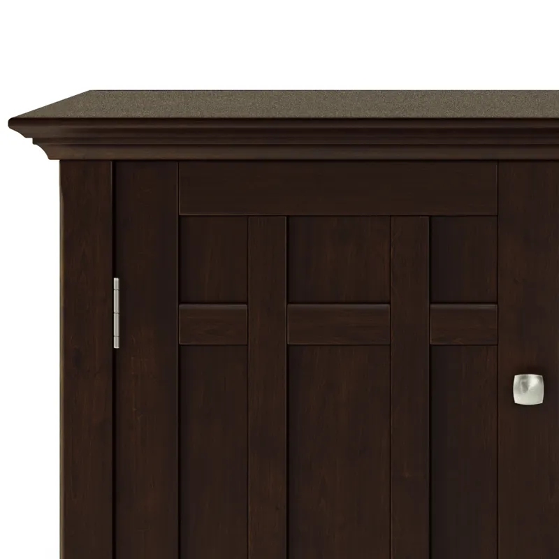 Bedford - Sideboard Buffet and Wine Rack - Dark Chestnut Brown