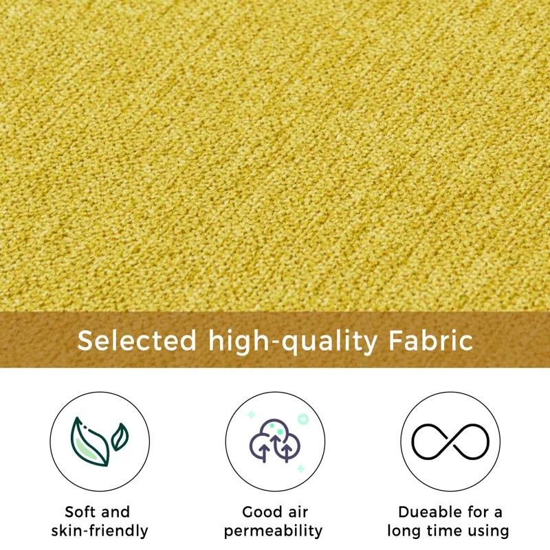 Mid-Century Modern Fabric Corner Lounge Chair, Upholstered Indoor Chaise Lounge For Bedroom, Office,