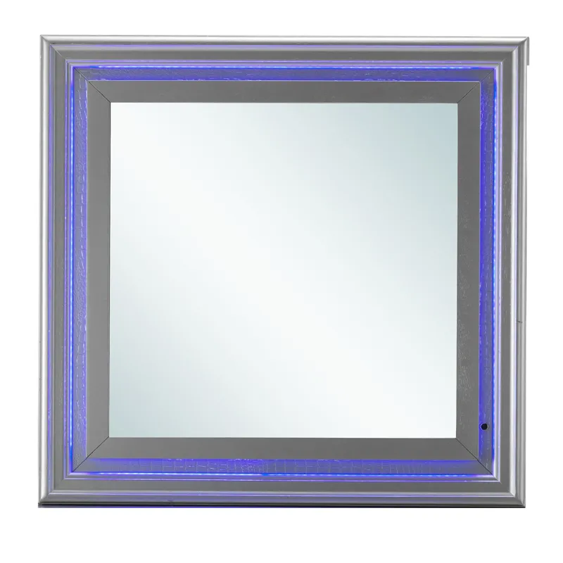Lorana - Mirror 2 - Silver Champagne