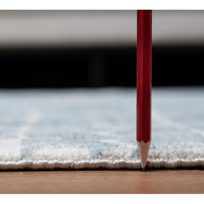 Elegance - GC_CNC6009 Blue 2\' x 3\' Area Rug