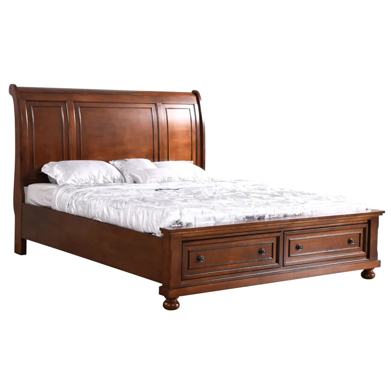 Meade - G8900A-KB King Bed (4 Boxes) - Cherry