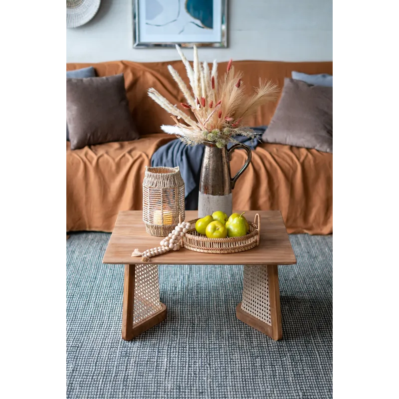 Teak Coffee Table - Natural Brown