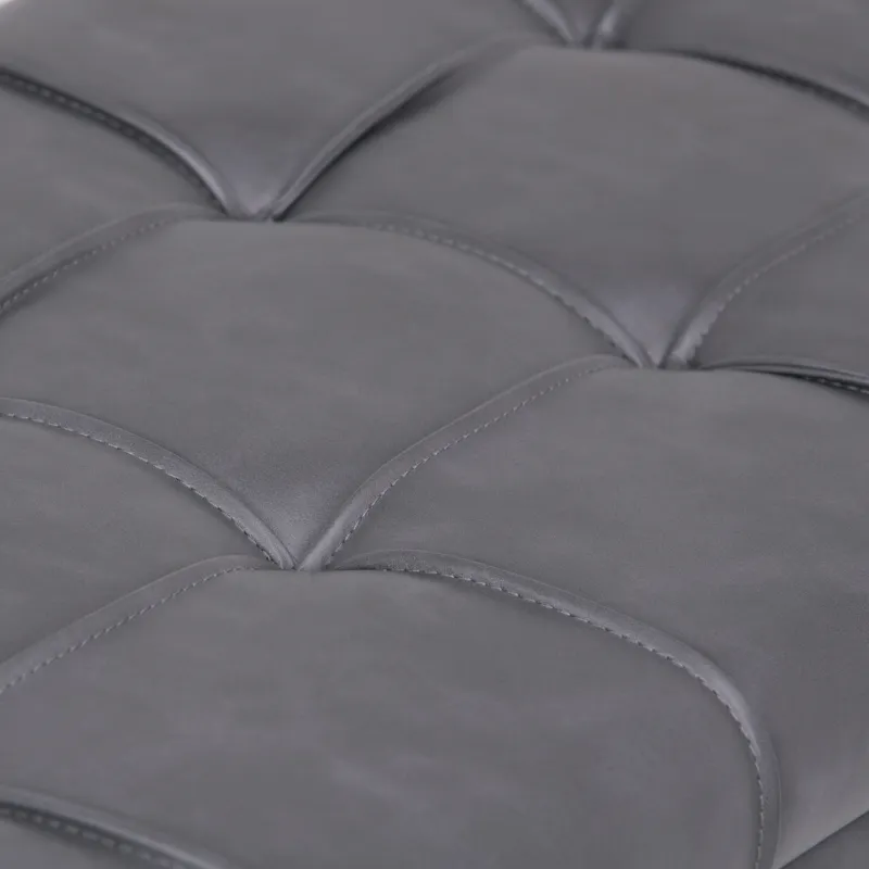 Dover - 3 Piece Storage Ottoman - Stone Grey